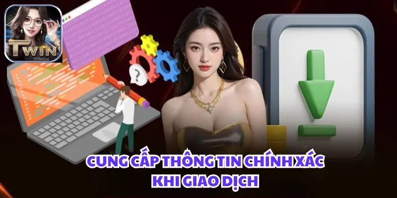 Cung cấp thông tin chính xác khi giao dịch USDT